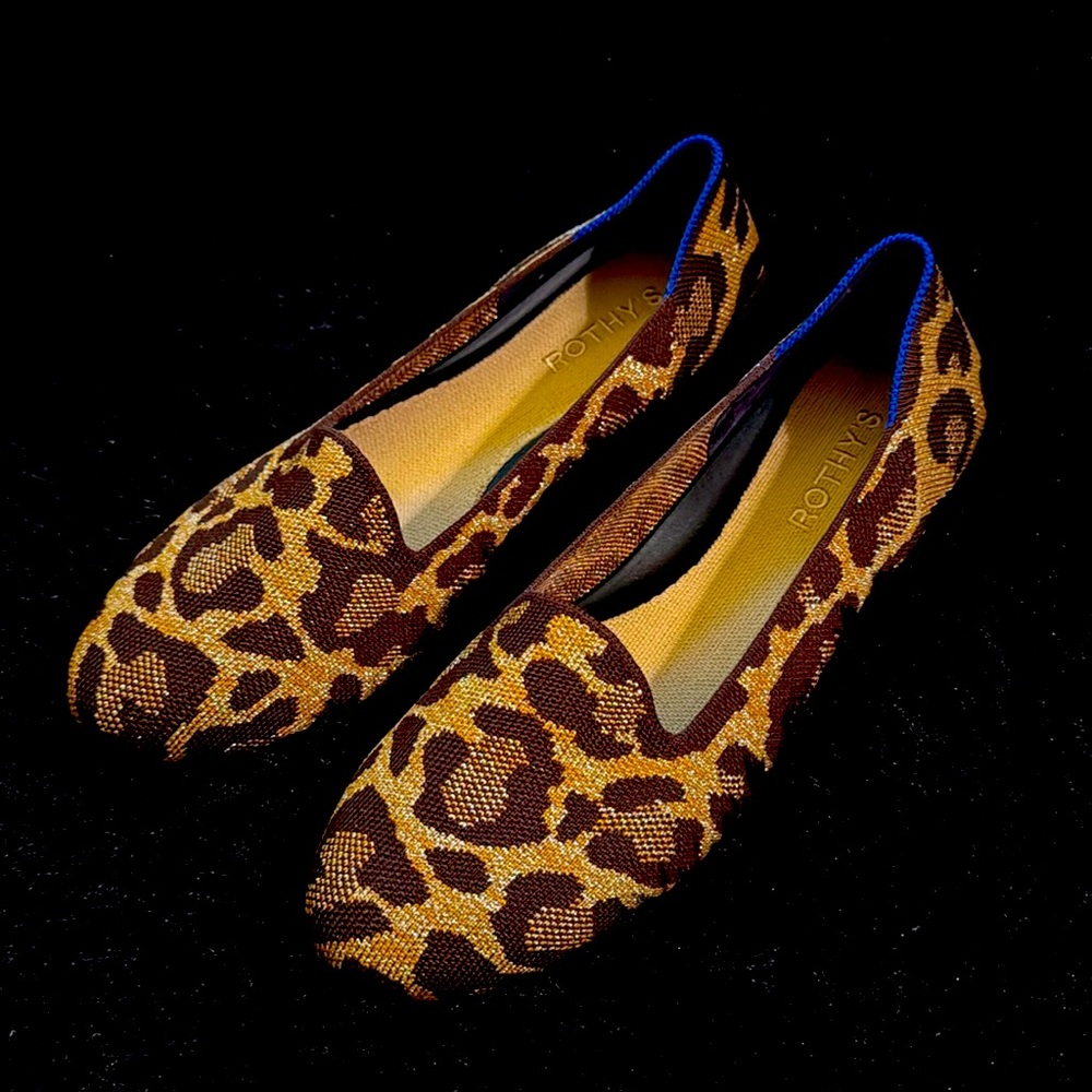 ROTHY’S Leopard flats size 9